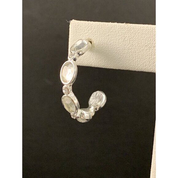 Avon Birthstone Color Hoop Earrings April (1580-A-B) - Picture 4 of 6